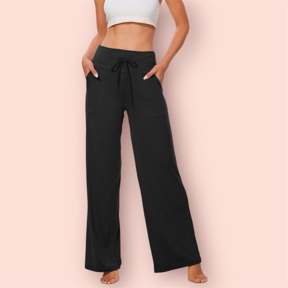 ❌SOLD❌Women's Wide-Leg High-Waisted Casual Pants with Pockets - Picture 3 of 15